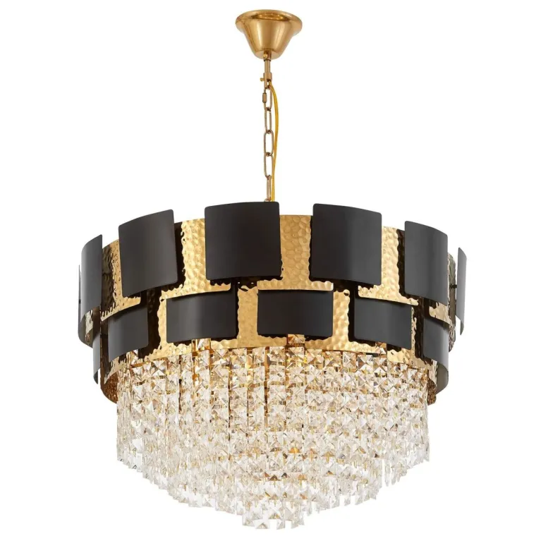 Подвесная люстра Lumina Deco LDP 7045-600 BK+GD в Нижнем Новгороде