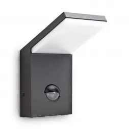 Уличный настенный светодиодный светильник Ideal Lux Style AP1 Sensor Antracite