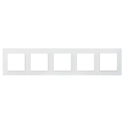 Рамка на 5 постов Arlight FRM-GLARE-GS-5-WH 043805