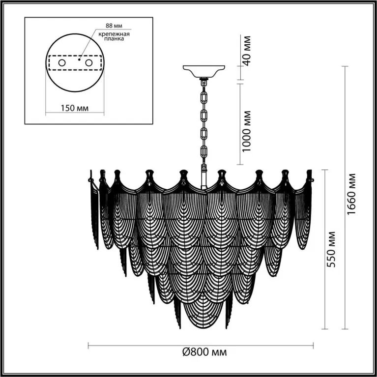 Подвесная люстра Odeon Light PORCELA 5051/21 в Нижнем Новгороде