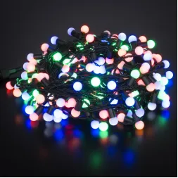 Светодиодная нить Eurosvet 400-104 мульти с эффектом мерцания 20м IP65