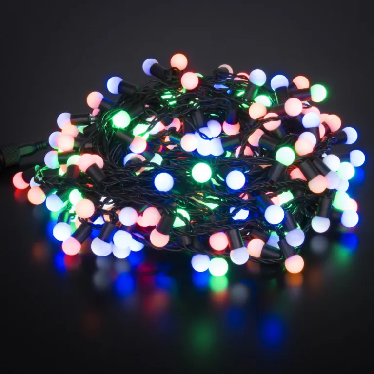 Светодиодная нить Eurosvet 400-104 мульти с эффектом мерцания 20м IP65 в Нижнем Новгороде