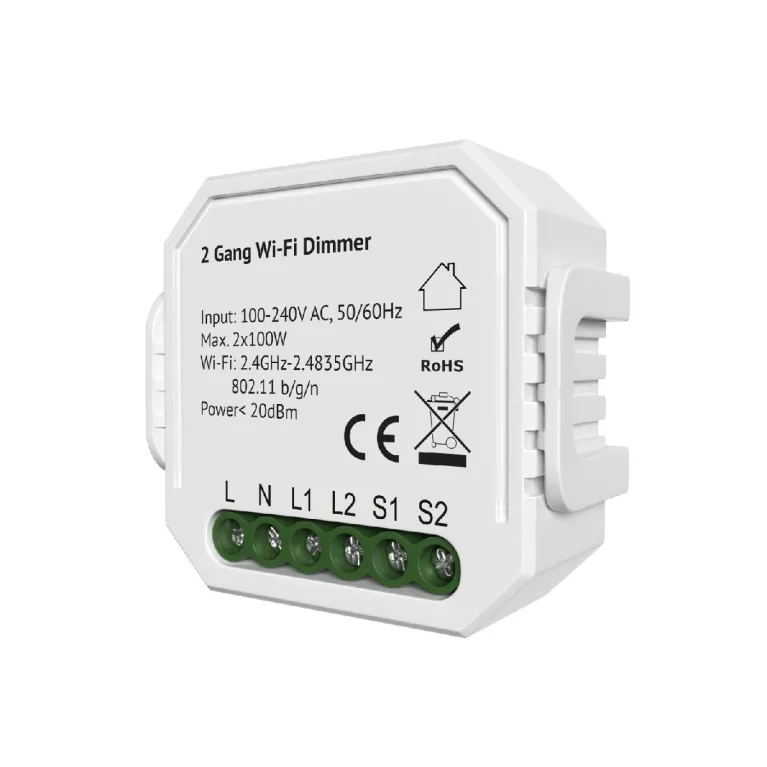 Двухканальное Wi-Fi реле-диммер Denkirs Relay RL1004-DM/1 в Нижнем Новгороде