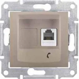 Розетка телефонная RJ11 Schneider Electric Sedna SDN4101168