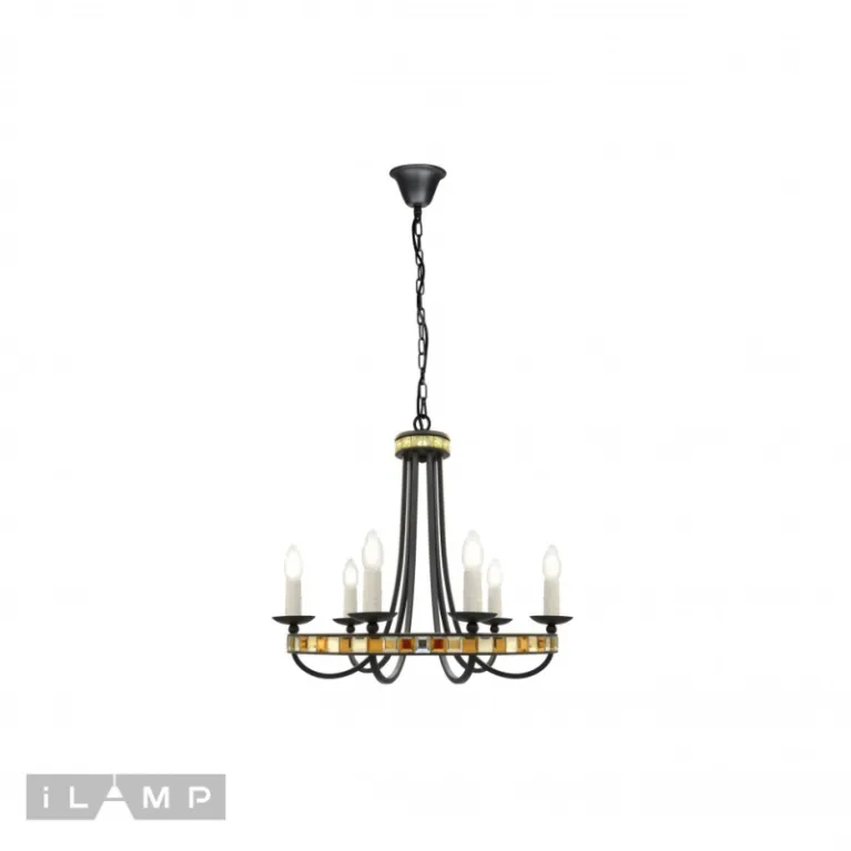 Подвесная люстра iLamp Dream 10190-6P BK в Нижнем Новгороде