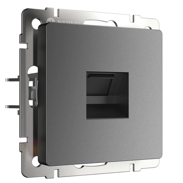 Розетка Ethernet RJ-45 Werkel графит W1181064 4690389194474 в Нижнем Новгороде