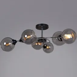Люстра на штанге Reluce 02288-0.3-06 BK+CH