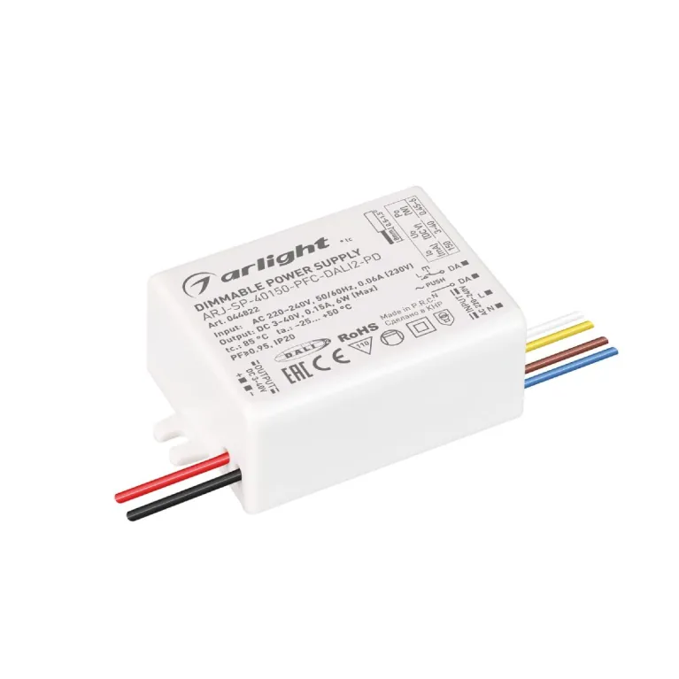 Блок питания Arlight ARJ-SP-40150-PFC-DALI2-PD (6W, 3-40V, 150mA) 044822 в Нижнем Новгороде