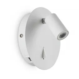 Светодиодный спот Ideal Lux Gea AP1 Round Bianco