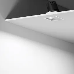 Встраиваемый светодиодный светильник Elektrostandard Inline 25091/LED 10W 4000K белый/хром a064614