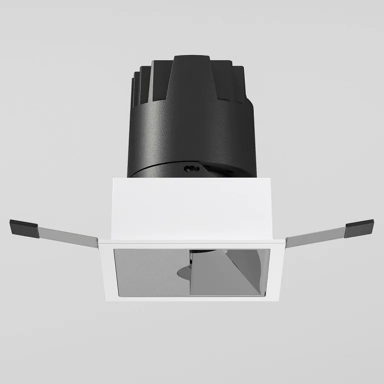 Встраиваемый светодиодный светильник Elektrostandard Inline 25091/LED 10W 4000K белый/хром a064614 в Нижнем Новгороде