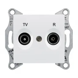 Розетка TV/R оконечная Schneider Electric Sedna 1dB SDN3301621