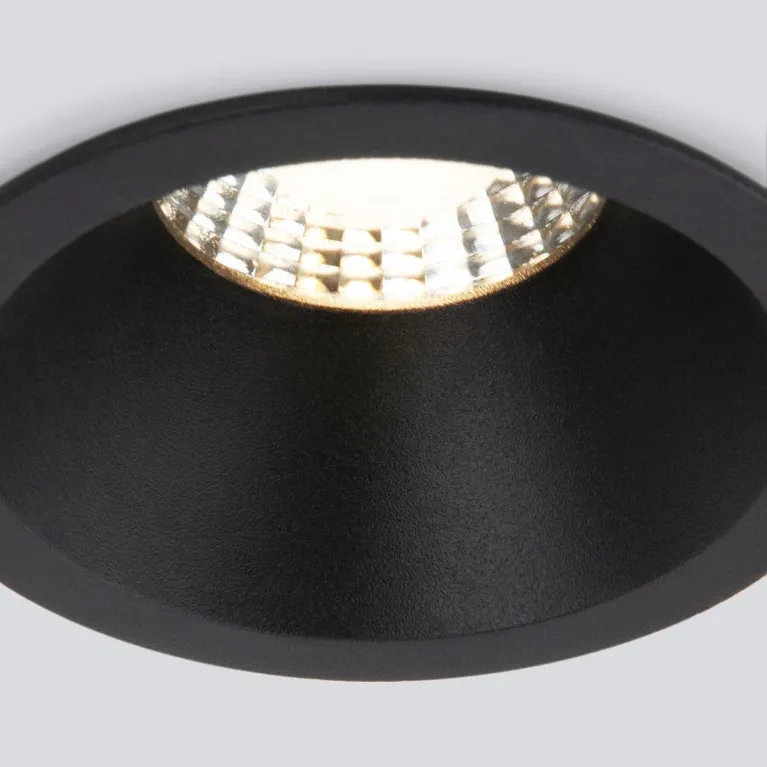 Встраиваемый светодиодный светильник Elektrostandard Lin 15266/LED 7W 3000K BK черный a063926 в Нижнем Новгороде