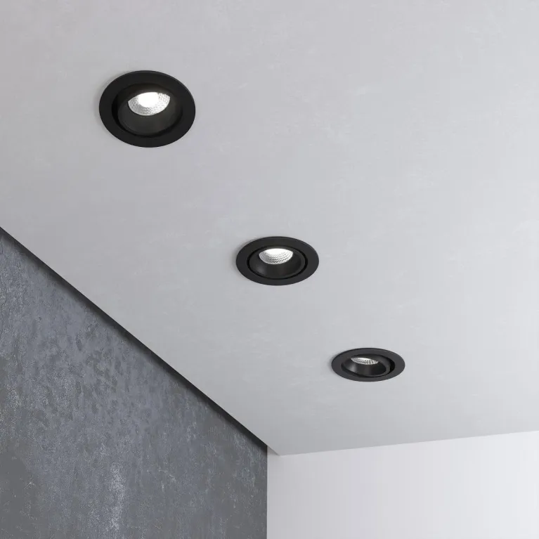 Встраиваемый светодиодный светильник Elektrostandard Nulla 15267/LED 7W 3000K BK/BK черный/черный a0 в Нижнем Новгороде