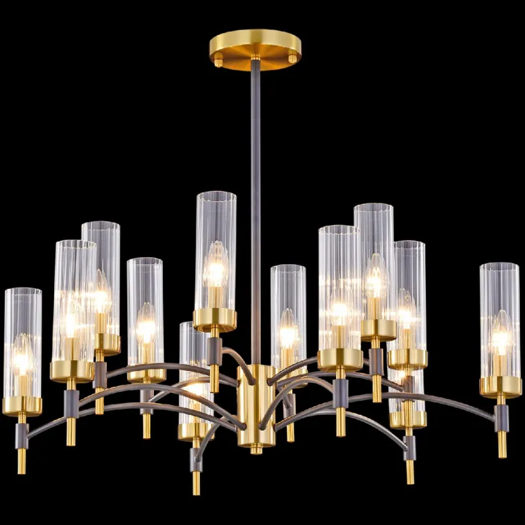 Люстра на штанге Illumico IL5177-6+6PLS-29 BRASS TUBO в Нижнем Новгороде