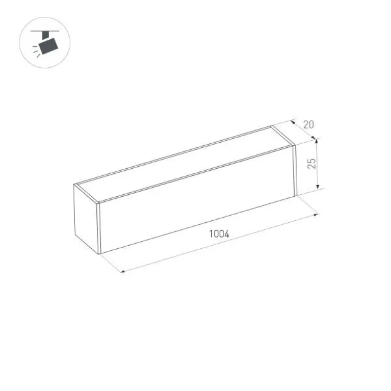 Трековый светодиодный светильник Arlight Mag-Flat-25-L1000-30W Day4000 034214 в Нижнем Новгороде