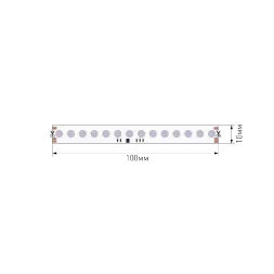 Светодиодная лента SWG 5м IP20 SWG-DOT420-24-11.52-WS2811RGB 00-00032523
