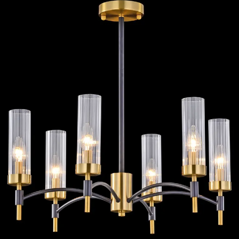 Люстра на штанге Illumico IL5177-6PLS-29 BRASS TUBO в Нижнем Новгороде