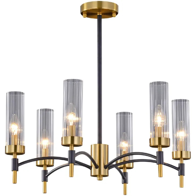 Люстра на штанге Illumico IL5177-6PLS-29 BRASS TUBO в Нижнем Новгороде