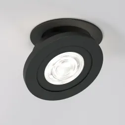 Встраиваемый светодиодный светильник Elektrostandard Surf 25084/LED 6W 4000K черный a063675