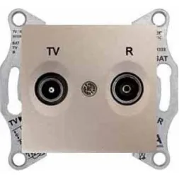 Розетка TV/R проходная Schneider Electric Sedna 8dB SDN3301368