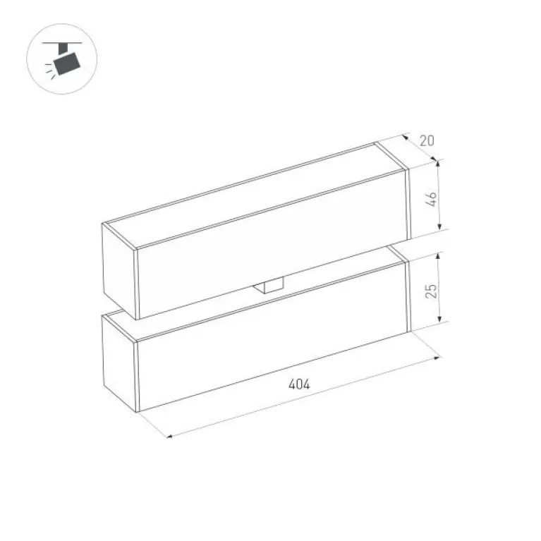 Трековый светодиодный светильник Arlight Mag-Flat-Fold-25-S400-12W Day4000 034237 в Нижнем Новгороде