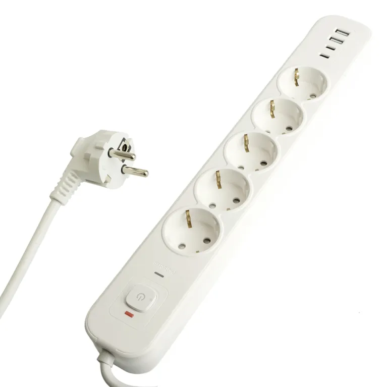 Сетевой фильтр 5-местный с/з и 2 USB-A+2 Type-C 3 Stekker Nova HM21-51-03 50103 в Нижнем Новгороде