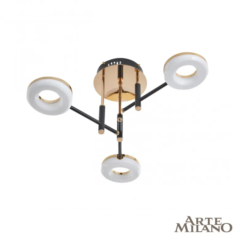 Потолочная люстра Arte Milano Ferrara 272999/3 BK/GD в Нижнем Новгороде