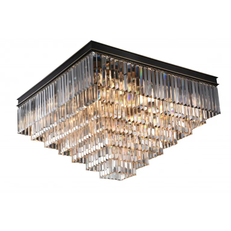 Накладная люстра Newport 31117/PL black+gold в Нижнем Новгороде