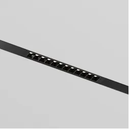 Трековый однофазный светильник Denkirs Simple Grill DK8201-BK