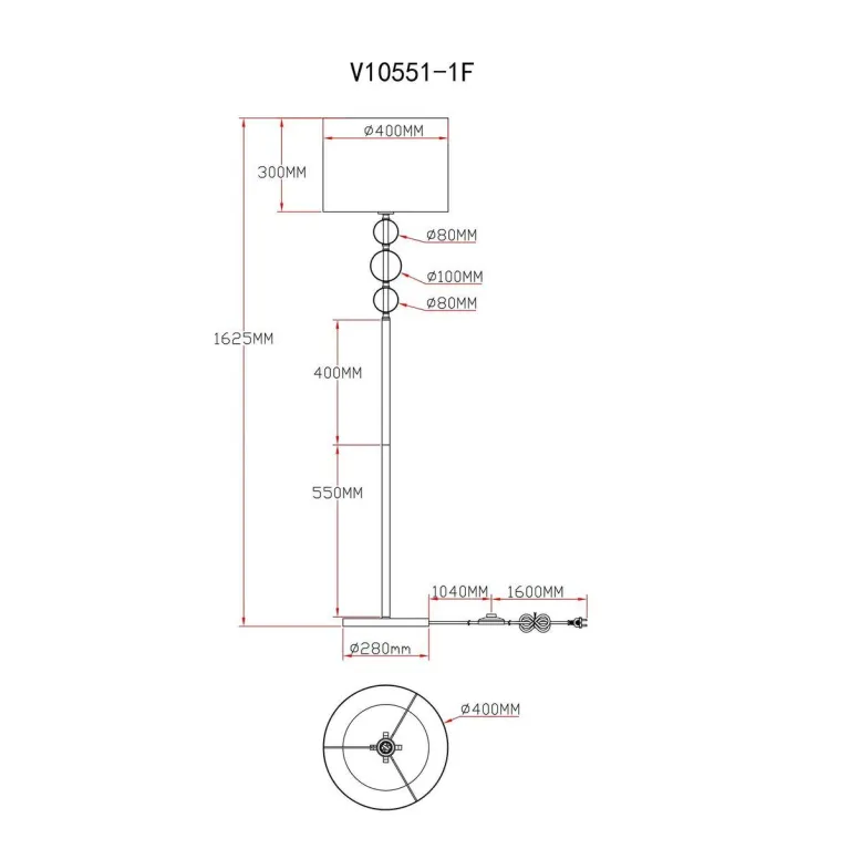 Торшер Moderli Brulee V10551-1F в Нижнем Новгороде