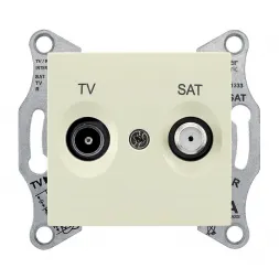 Розетка TV/SAT оконечная Schneider Electric Sedna 1dB SDN3401647