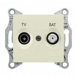 Розетка TV/SAT проходная Schneider Electric Sedna 4dB SDN3401947