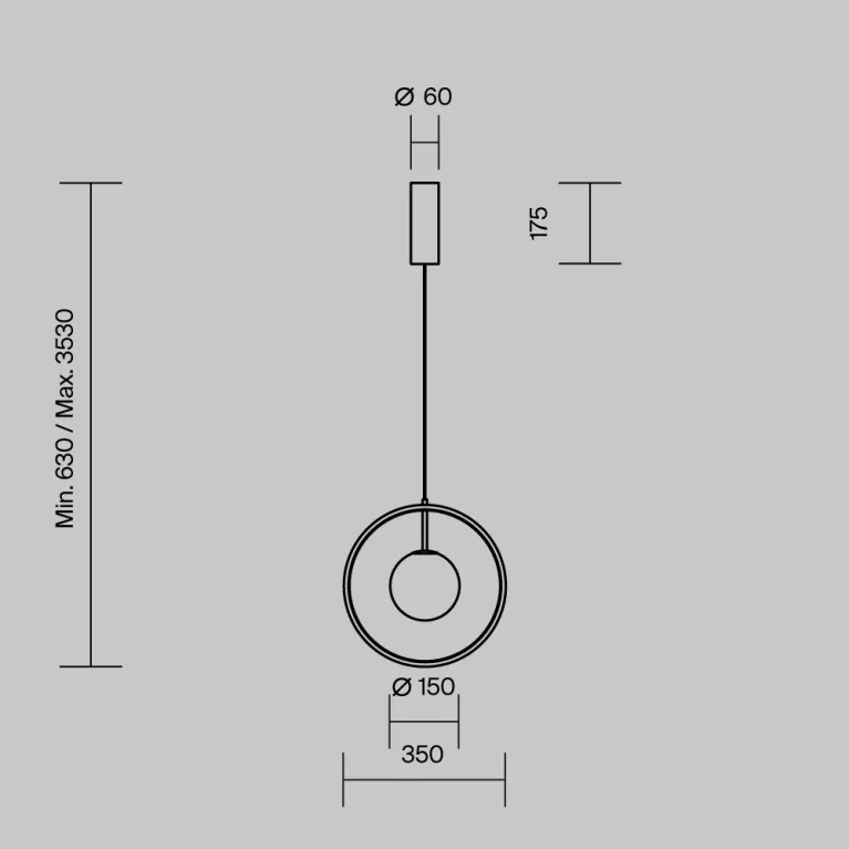Подвесной светильник Maytoni Paparazzi MOD407PL-L12G3K1 в Нижнем Новгороде