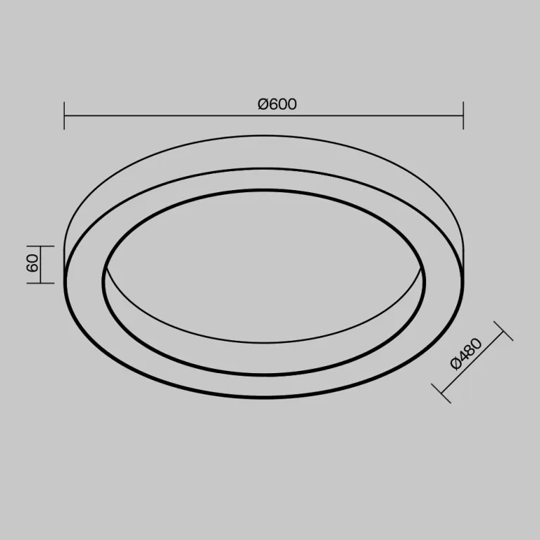 Потолочный светильник Maytoni Technical Lua C093CL-45W3K-B в Нижнем Новгороде