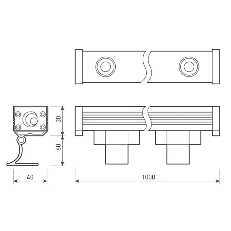 Прожектор светодиодный Arlight 24W 4000K AR-Line-1000M-24W-220V Day 024302 в Нижнем Новгороде