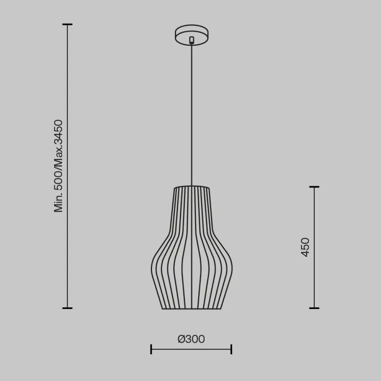 Подвесной светильник Maytoni Roots MOD191PL-01W1 в Нижнем Новгороде