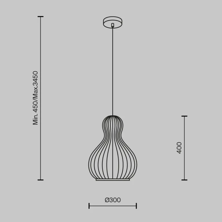 Подвесной светильник Maytoni Roots MOD192PL-01W1 в Нижнем Новгороде