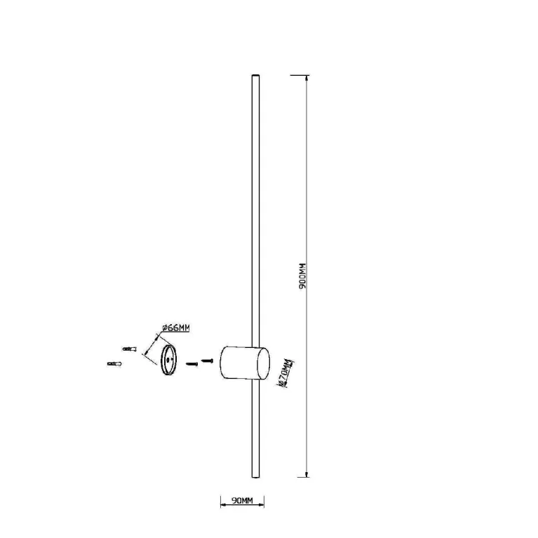 Настенный светильник Maytoni Light stick MOD237WL-L11BS3K в Нижнем Новгороде