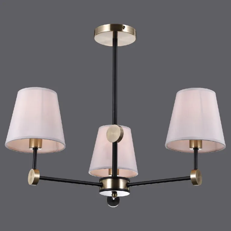 Люстра на штанге Illumico IL0394-3CSQ-24 BK AB CASTOR в Нижнем Новгороде