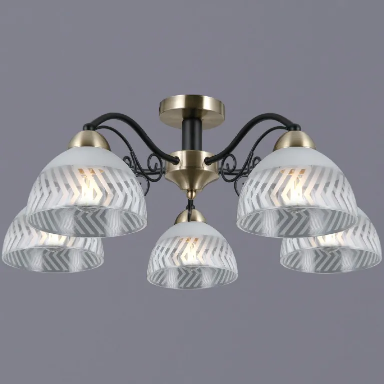 Потолочная люстра Illumico IL0435-5CSQ-24 BK AB SPICA в Нижнем Новгороде