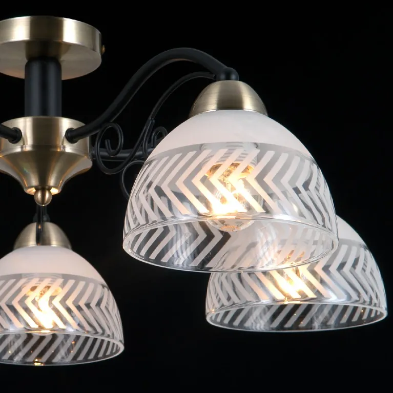 Потолочная люстра Illumico IL0435-5CSQ-24 BK AB SPICA в Нижнем Новгороде