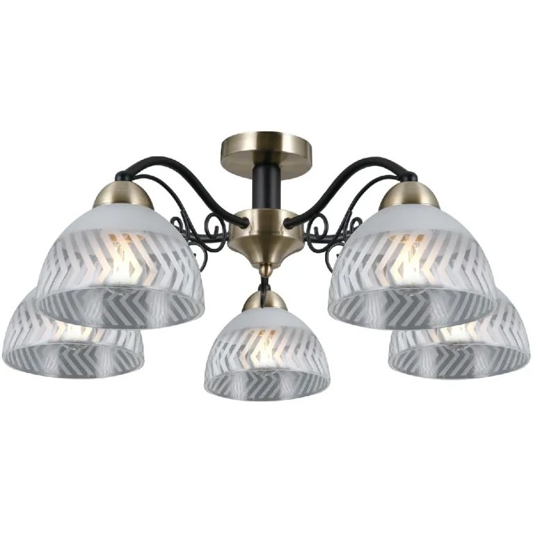 Потолочная люстра Illumico IL0435-5CSQ-24 BK AB SPICA в Нижнем Новгороде