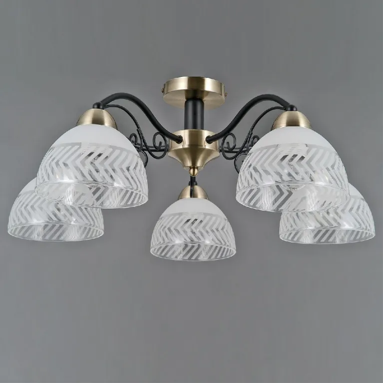 Потолочная люстра Illumico IL0435-5CSQ-24 BK AB SPICA в Нижнем Новгороде