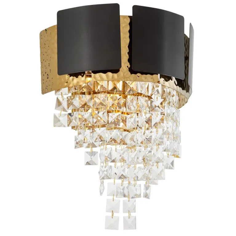 Настенный светильник Lumina Deco LDW 7045-2 BK+GD в Нижнем Новгороде