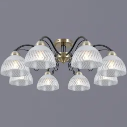 Потолочная люстра Illumico IL0435-8CSQ-24 BK AB SPICA