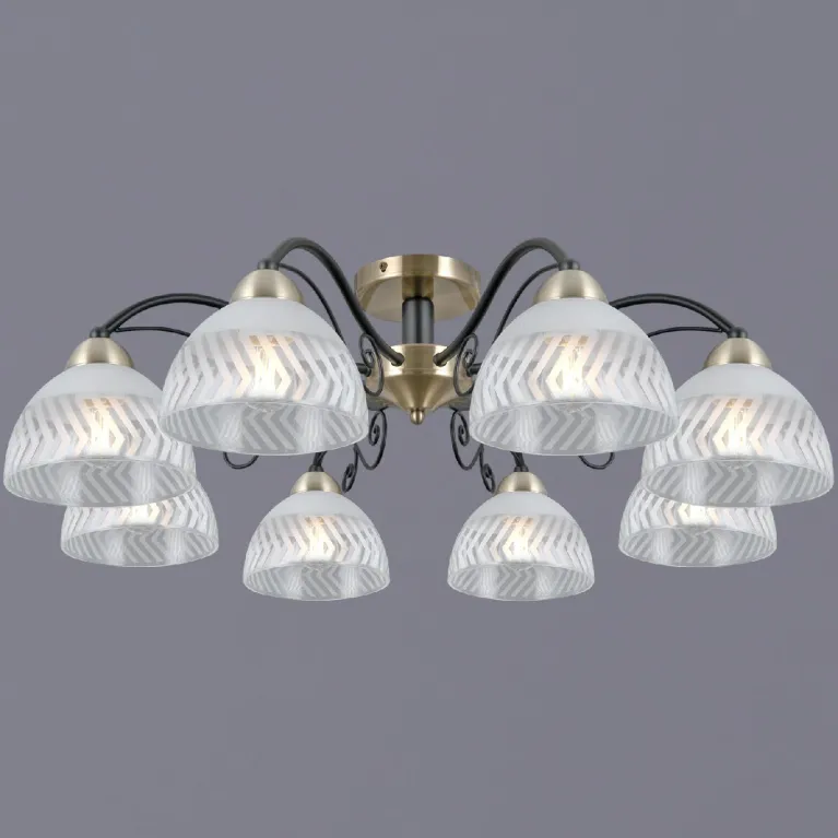 Потолочная люстра Illumico IL0435-8CSQ-24 BK AB SPICA в Нижнем Новгороде