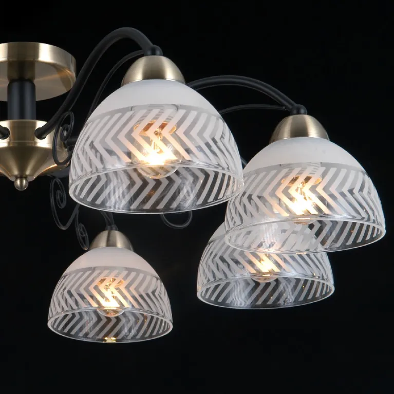 Потолочная люстра Illumico IL0435-8CSQ-24 BK AB SPICA в Нижнем Новгороде