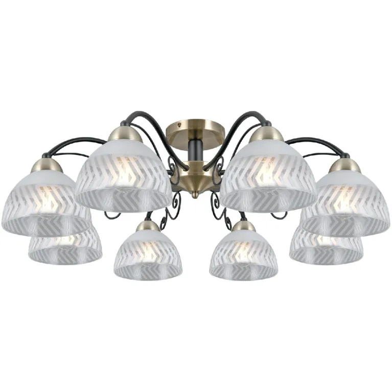 Потолочная люстра Illumico IL0435-8CSQ-24 BK AB SPICA в Нижнем Новгороде