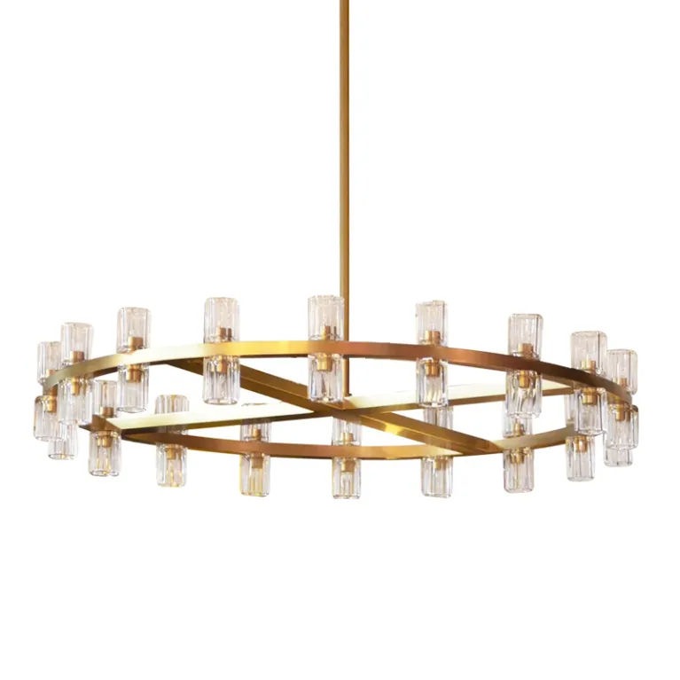 Люстра на штанге Delight Collection Arcachon KM1000P-36 brass в Нижнем Новгороде